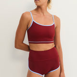 Tankini Surf Top - Merlot