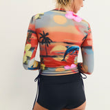 Ruched Rashguard - Vacay