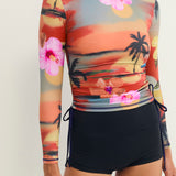 Ruched Rashguard - Vacay