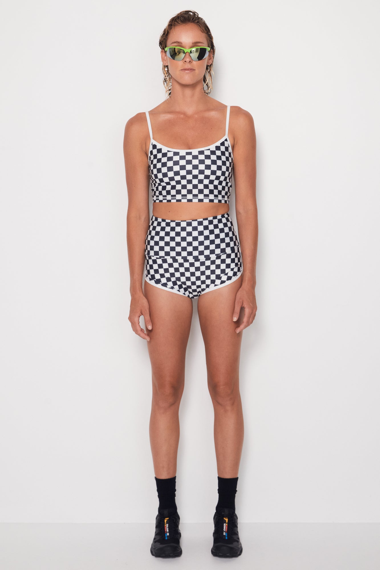 cropped tankini top