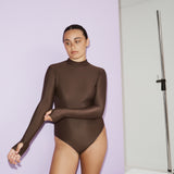 Turtleneck Surfsuit - Coffee