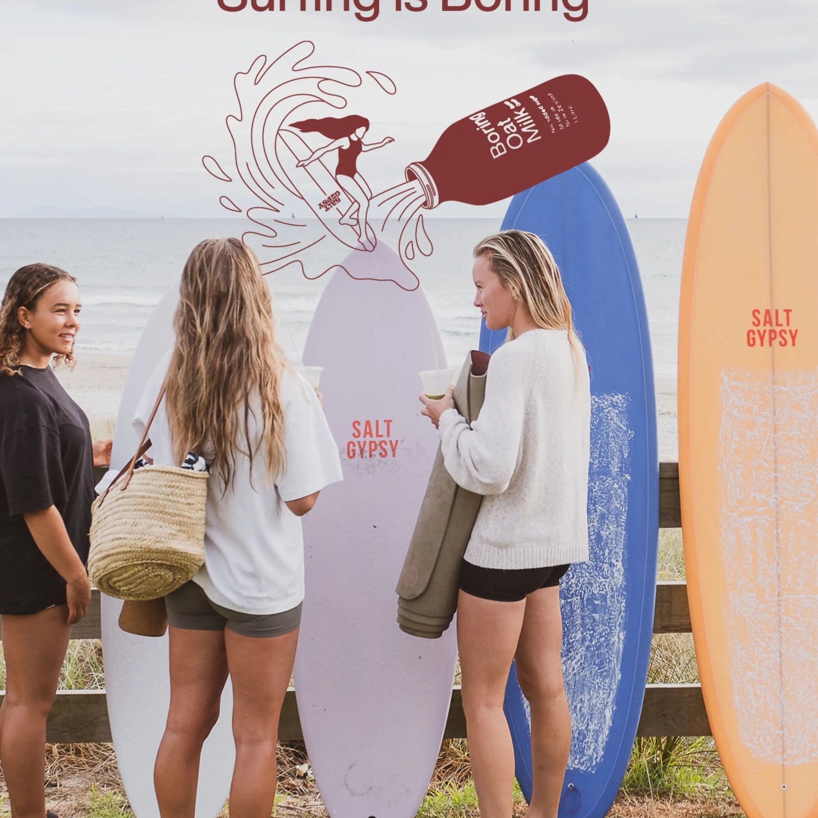 Surfing Is Boring - Round 2 - with Boring Oat Milk x Salt Gypsy Salt Gypsy