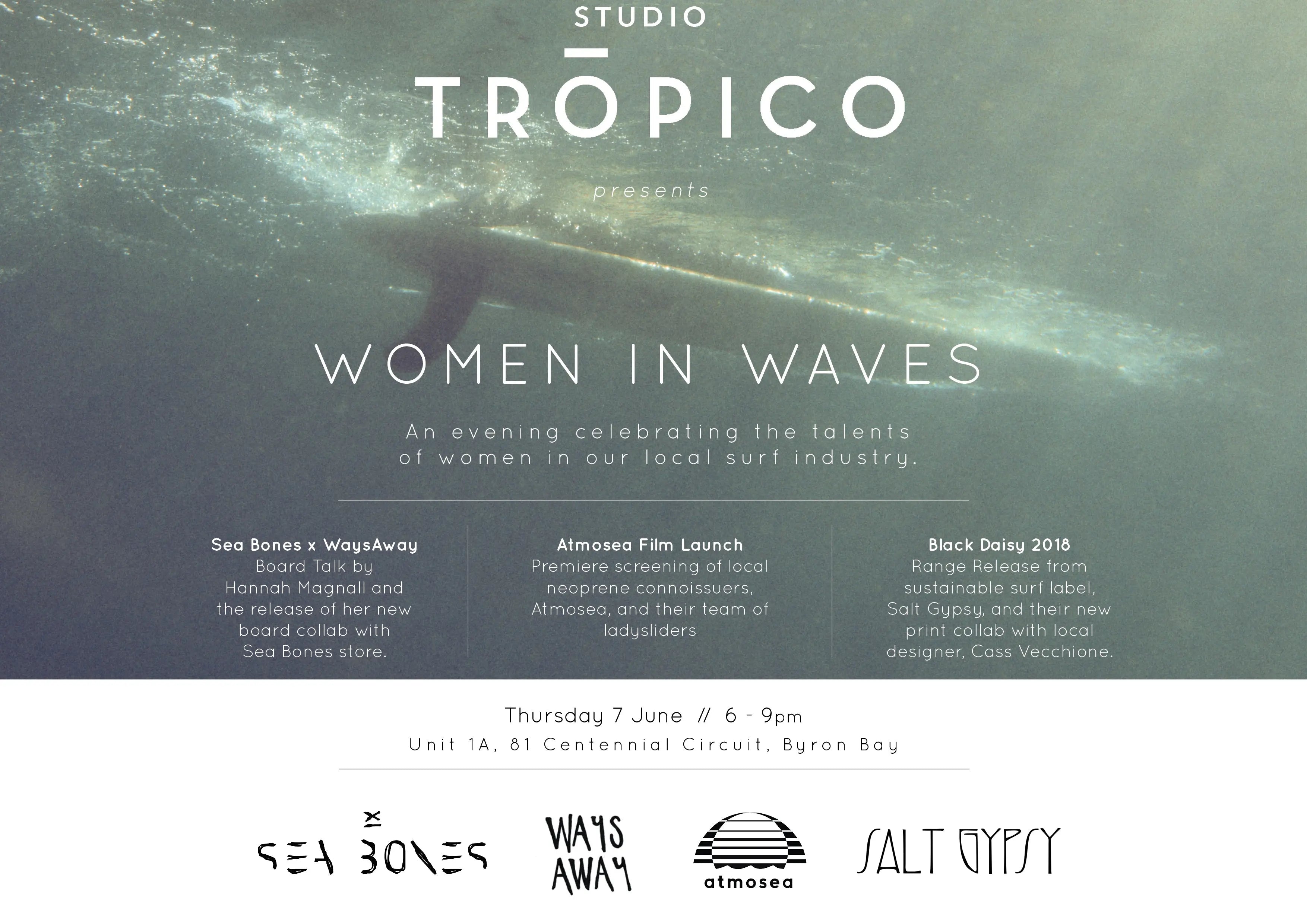 STUDIO TROPICO PRESENTS WOMEN IN WAVES Salt Gypsy