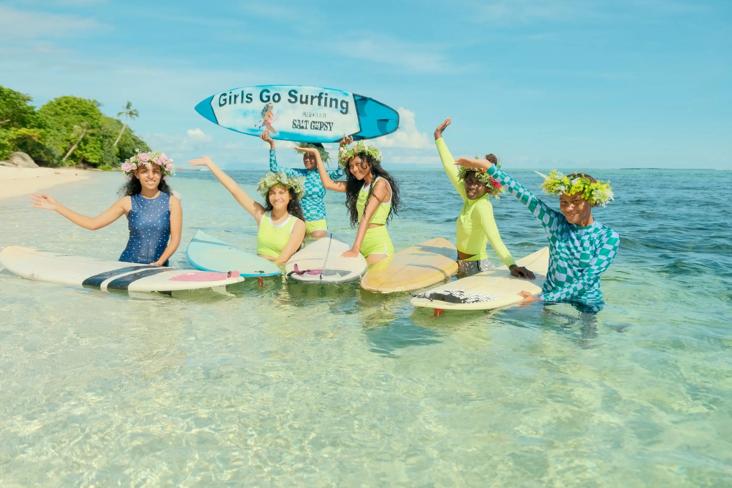 Girls Go Surfing Programme - Solomon Islands Salt Gypsy
