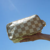 ALOHA Collection - Dopp Kit Checkmate Creme/ Dune