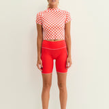 Low Rider Rashguard - Chilli Checkers