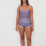 Tankini Surf Top - Merlot Stripe