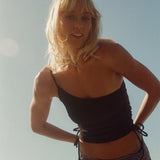 Sunroom Tank Top - Black Rib
