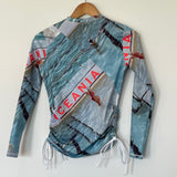 Sample - Ruched Rashguard - Oceania - Size Small