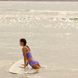 Tankini Surf Top - Purple Rib