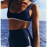 Bralette Bikini Top - Navy - M
