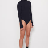 Turtleneck Surfsuit - Black Rib