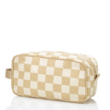 ALOHA Collection - Dopp Kit Checkmate Creme/ Dune