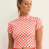 Low Rider Rashguard - Chilli Checkers